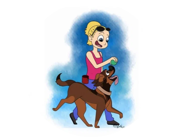 1 Vie 2 Chiens Logo